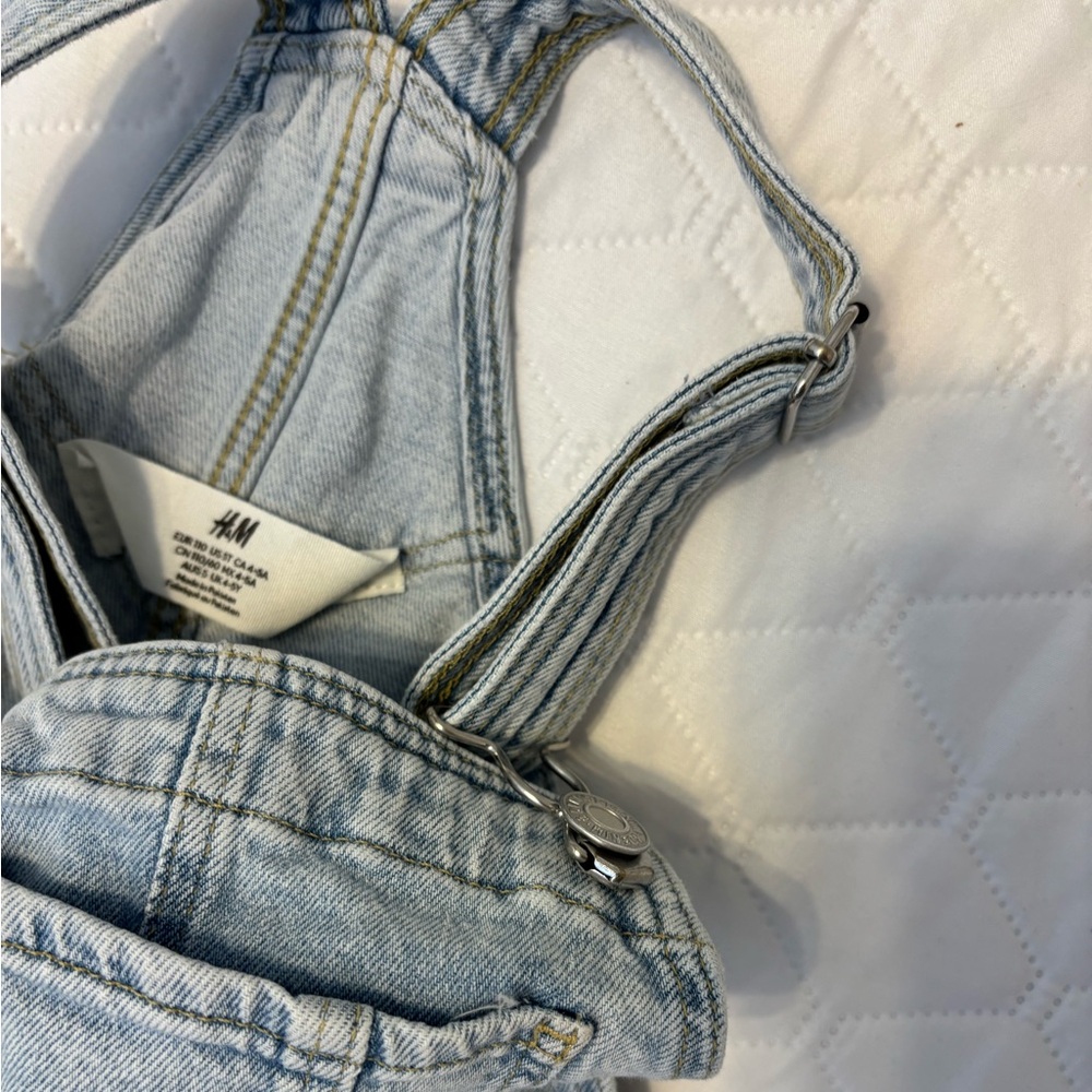 H&M Denim Overalls Size 5T - Picture 2 of 3